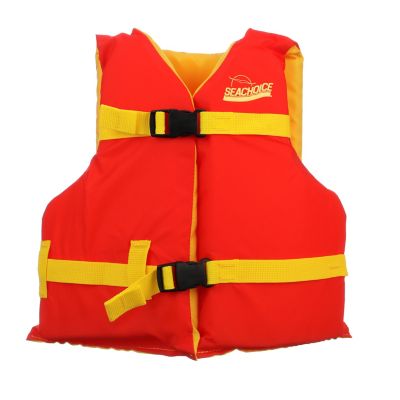 Seachoice 86190 Youth Life Jacket Type II PFD Orange/Yellow 33-55 lbs