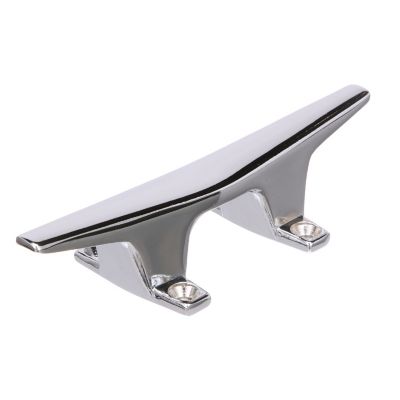 Seachoice 30571 Seachoice Hollow Base Cleat, Chrome-Plated Zamak, 6 in. Long
