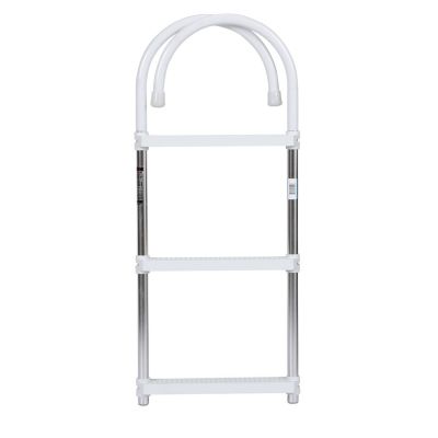 Seachoice 71550 Aluminum Boarding Ladder 3-Step 15" Wide Marine Boat