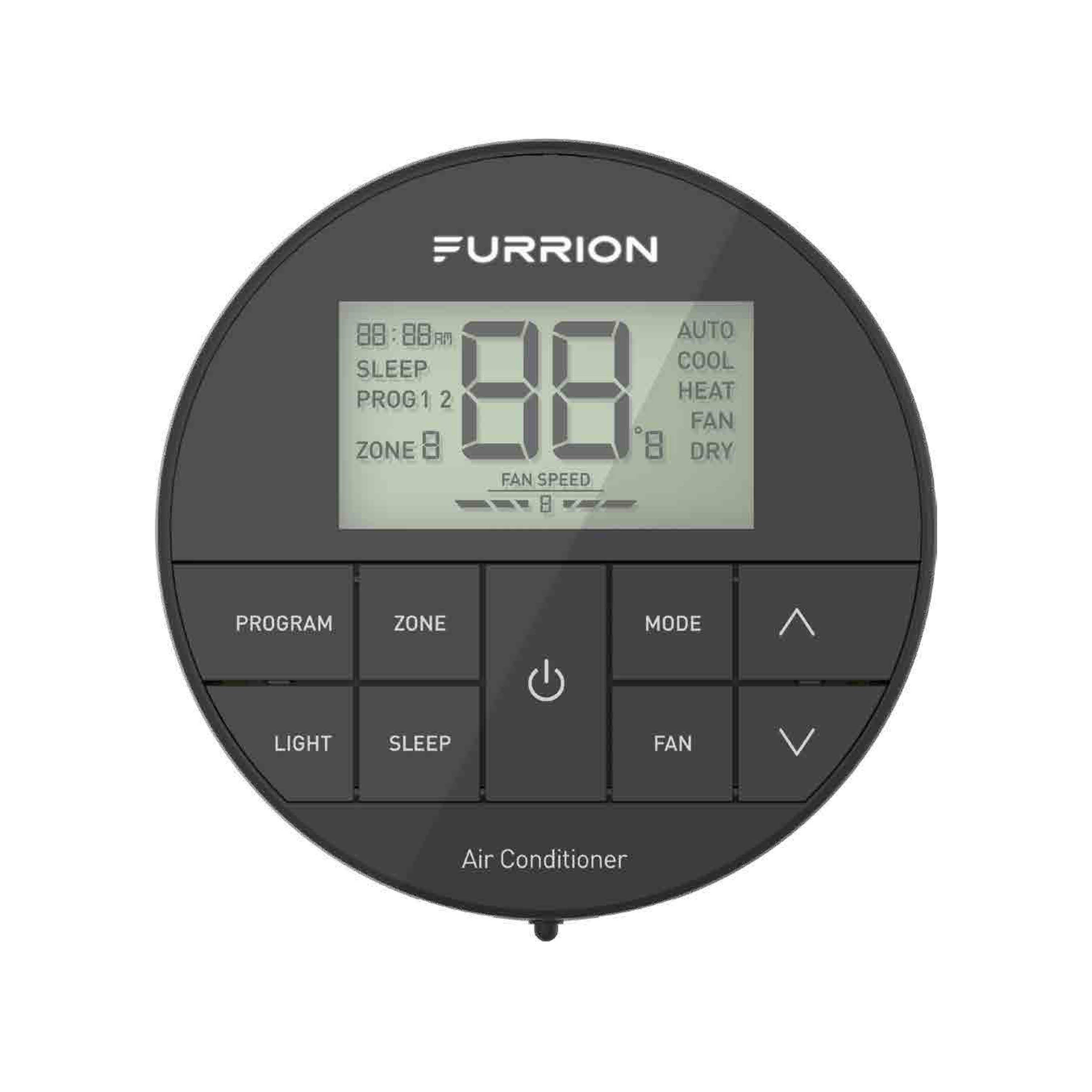 Furrion FACW12ESZA2-BL-AM Chill Multi-Zone RV Wall Thermostat R32 Black