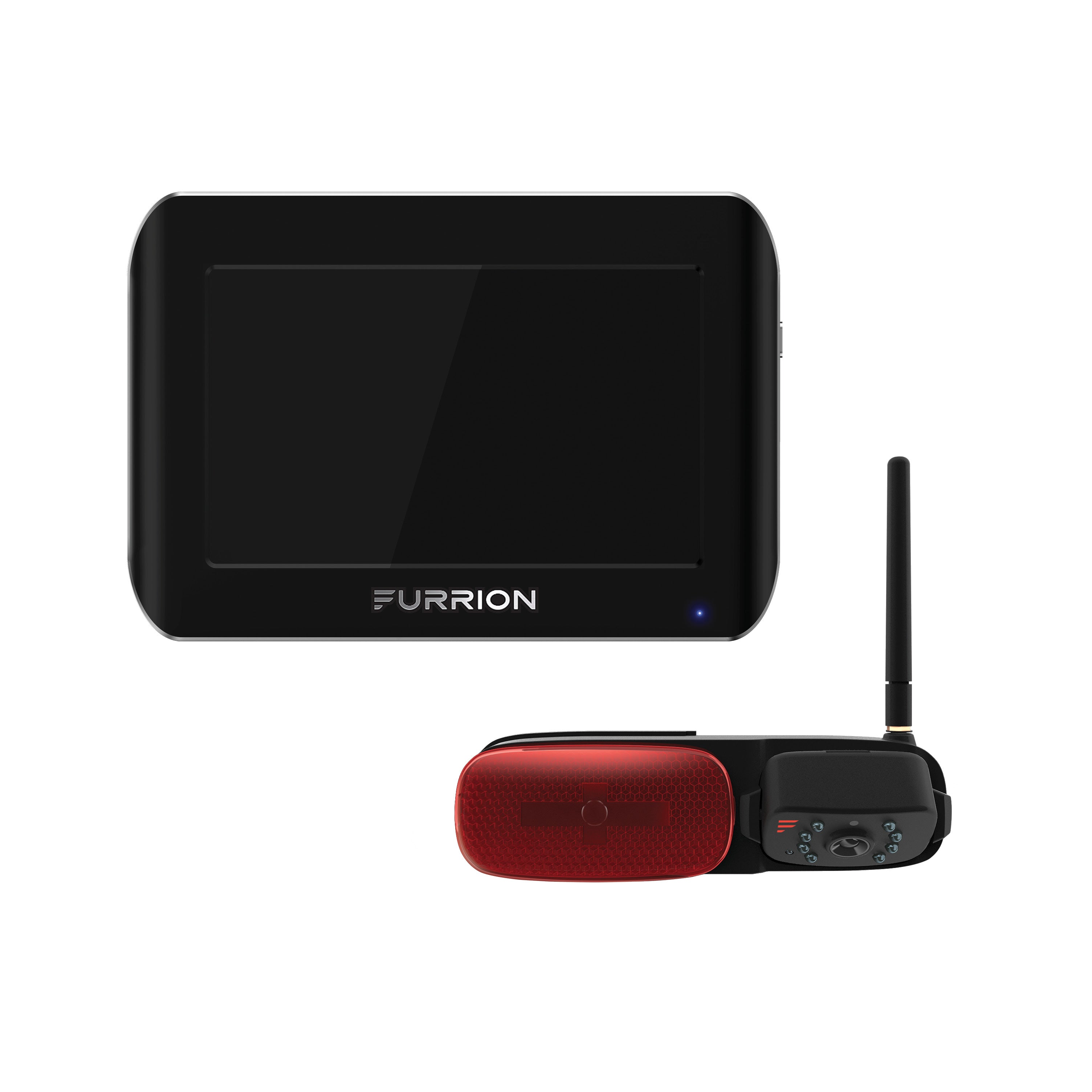Furrion FOS05TASM Vision S Wireless RV Backup Camera System with 5" Monitor and Rear LED Marker Light