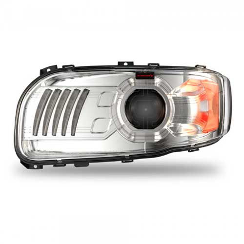 J.W. Speaker 0556671 Model 9600 LED Headlight Right Hand Chrome Heated