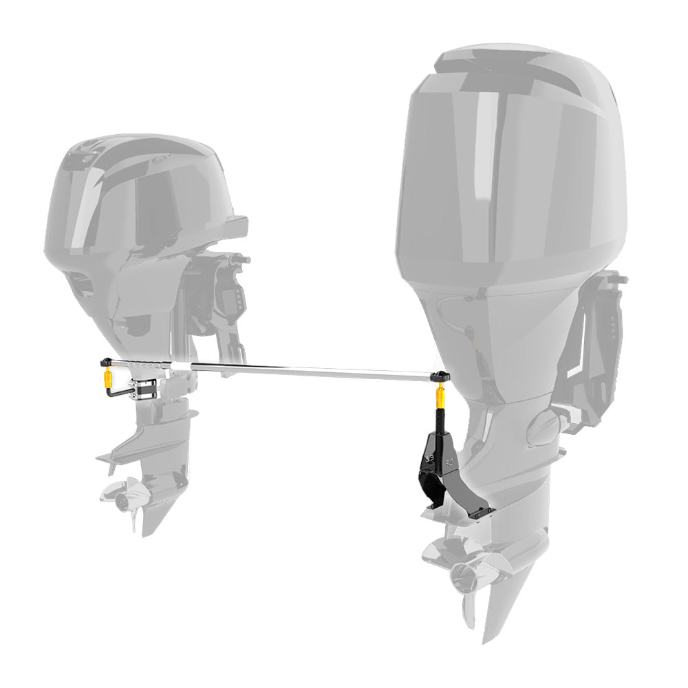 EZ-Steer EZUKIT710005 Universal Auxiliary Outboard Steering Kit 7" Offset 39-46"