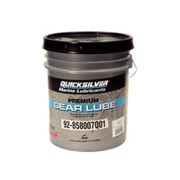 Quicksilver 858007Q01 Premium Blend Gear Lube 80W-90 5 Gallon