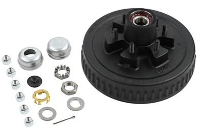 Dexter Marine Products K08-201-1G Pre-Greased 6K Hub-Drum Kit with E-Z Lube