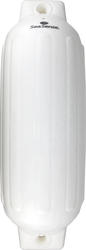 SeaSense 50072444 D-Fender Boat Fender 8in x 26in White