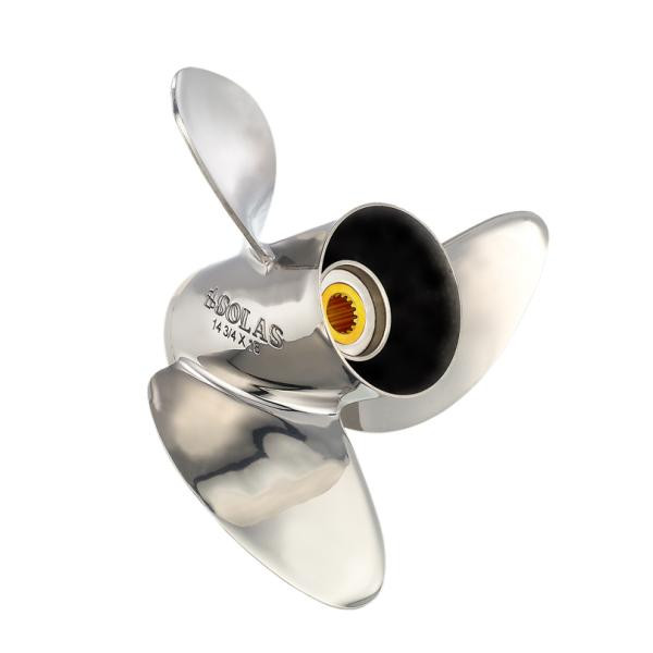 Solas 1641-178-21 Titan 3-Blade Stainless Steel Propeller 17-3/4 x 21 Pitch