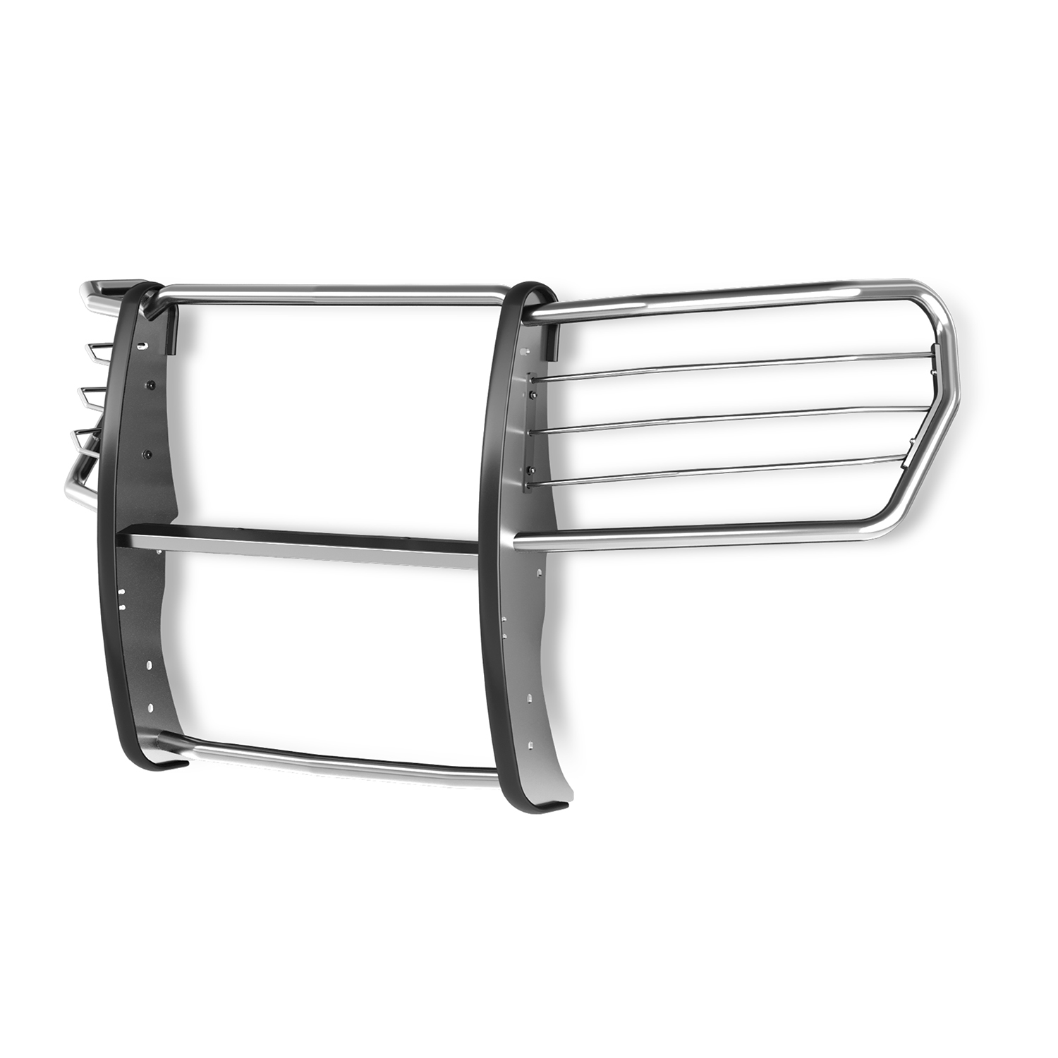 TrailFX E0047S Polished Stainless Steel Grille Guard for Silverado