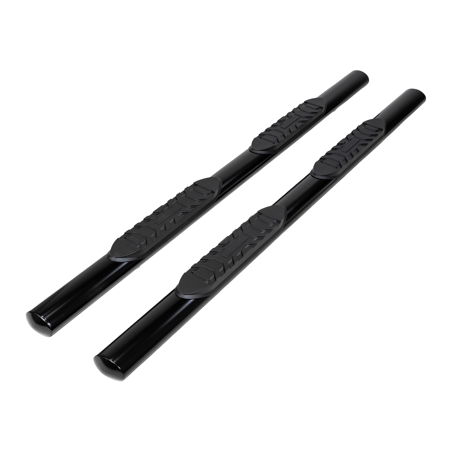 TrailFX A1550B 5 Inch Oval Step Bars Black