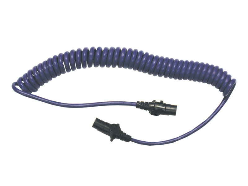 Blue Ox BX8861 4-Wire Coiled RV Electrical Cable 1' to 7'