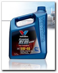 Valvoline 774038 Premium Blue Extreme Full Synthetic Diesel Engine Oil SAE 5W-40 1 Gallon