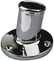 Picture of Sea-Dog Line 492212-1 Flagpole Socket 1" Chrome Brass 10 Degree Angle