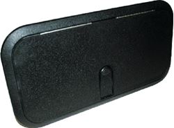 Picture of T-H Marine HDS13241DP Designer Series Access Hatch Non-Locking 12-7/8" x 23-3/4" Black