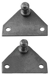 Picture of Attwood Marine SL40SSP3-7 Flat Gas Spring Mounting Bracket Ball Pem Forward Stainless Steel