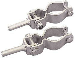 Picture of Sea-Dog Line 582070-1 Heavy Duty Zinc Plated Steel Clamp-On Oar Lock Pair 1/2" Shaft