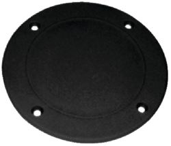 Picture of T-H Marine SDP1DP Screw Down Deck Plate 5-5/8" Black