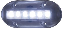 Picture of T-H Marine LED51866DP High-Intensity LED Underwater Light - 6 White LEDs, 180 Lumens, Surface Mount