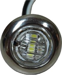 Picture of T-H Marine LED-51978-DP T-H LED Push-In Utility Light With Stainless Steel Bezel