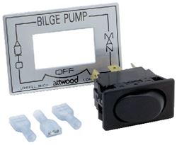Picture of Attwood Marine 7615A3 3-Way Bilge Pump Rocker Switch