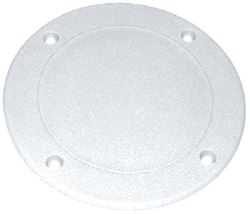 Picture of T-H Marine SDP3FWDP Screw Down Deck Plate 10" OD Fish White