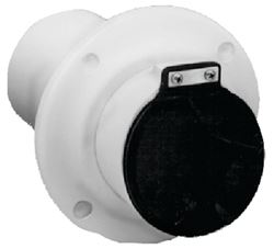 Picture of Centek 1200325 4" Marine Exhaust Thru-Hull Fitting with Flapper Black