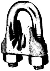 Picture of Chicago Brand 231701 Wire Rope Clip Galv 1/4in
