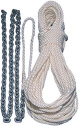 Picture of Lewmar 69000332 1/2 X 150' Nylon W/1/4 X 10'