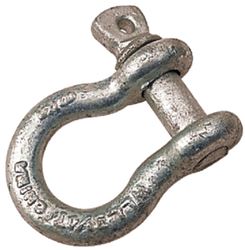 Picture of Sea-Dog Line 147611 Sea-Dog 147611 Galvanized Shackle-Load Rated, , A:1/2" , B:11/16", C: 1-1/8", D: 1-11/16", Max Load: 1-1/2 Ton