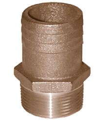 Picture of Groco FF-1250 GROCO 1 1/4" NPT X 1 1/2" ID HOSE BARB STRAIGHT FITTING