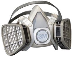 Picture of 3M 5301 Half Facepiece Reusable Respirator with Organic Vapor Cartridges - Large