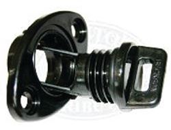 Picture of Beckson Marine DP10-B 1" Screw Type Drain Plug with Gasket - Black