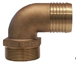 Picture of Groco PTHC-2PD50 Pipe-To-Hose Adapter, 90°