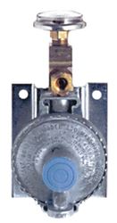 Picture of Trident 12111401 Marine LPG Wall Mount Single Stage Regulator with Gauge and 20" Pigtail