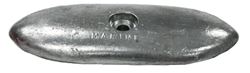 Picture of B & S Anodes BSMPACEMAKER1 Zinc Hull Plate Anode 1 Hole