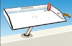 Picture of Magma T10-302B MAGMA BAIT FILET MATE SERVING CUTTING TABLE 20" WHITE BLACK