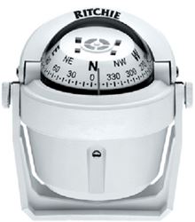 Picture of Ritchie Navigation B-51WCLM Explorer Compass White-Bkt/mt