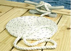 Picture of Seachoice 47641 Dock Line with Blue Tracer 3/4" x 35' with Eye Splice