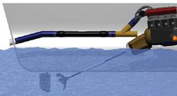 Picture of Centek 1000217 Verna-Ski 3 Inch Inline Marine Muffler Straight Inlet