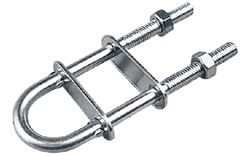 Picture of Sea-Dog Line 080253-1 Stainless Steel U-Bolt 3/16" with Mounting Plate