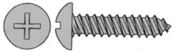 Picture of Marine Fasteners PPASS6X1.5-P100 #6 x 1-1/2" Phillips Pan Head Type A Self-Tapping Screws Stainless Steel 100/Box