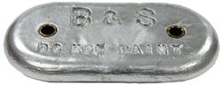 Picture of B & S Anodes BSMB6 Zinc Hull Plate Anode 5 lbs 8 oz