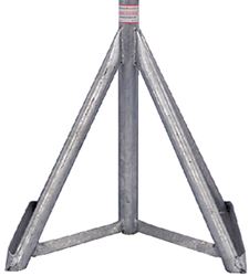 Picture of Brownell Boat Stands MB2GBASE Galvanized Motorboat Stand Base 28"-46"