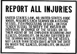 Picture of Bernard Engraving P230 Fishing Boat Injury Plaque