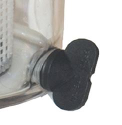 Picture of Groco ARG756 Replacement Drain Wingnut with O-Ring for ARG Strainers