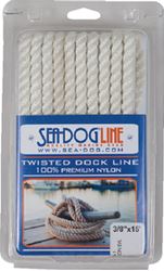 Picture of Sea-Dog Line 301110010WH-1 Twisted Nylon Dl 3/8"x10' Wht