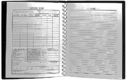 Picture of Beckson Marine MM403 Beckson Memory-Mate Log Book, Soft Vinyl Cover, Assorted Colors