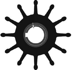 Picture of Sherwood Pump 17000K Neoprene Impeller Kit with Gasket and O-Ring