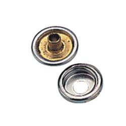 Picture of Sea-Dog Line 299109-1 Snap Cap & Socket Set Nickel Plated Brass 6 Sets