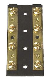 Picture of Sierra FS40670 Four Gang Dual Brass Bus Bar Junction Block