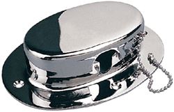 Picture of Sea-Dog Line 322070 Forged Brass Chain Deck Pipe with Chain Storage